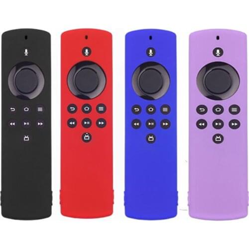 Silicone Case For Amazon Fire TV Stick Lite Remote Control Shockproof Anti-Slip Replacement Remote Control Protective Cover Case