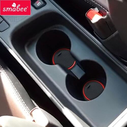 Smabee Fit for Toyota Yaris Cross 2020 2021 SUV Anti-Slip Gate Slot Cup Pad Accessories Rubber Cover Door Mat Car Non-Slip Mats