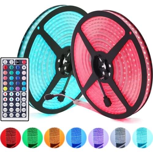 DC 12V RGB LED Strip Waterproof White/Black PCB SMD 3535 Flexible Tape LED Light Lamp for Home Decoracion