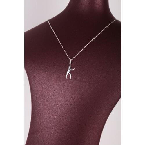 UM US JEWELRY Women 'S 925 Sterling Silver Letter K Pendant