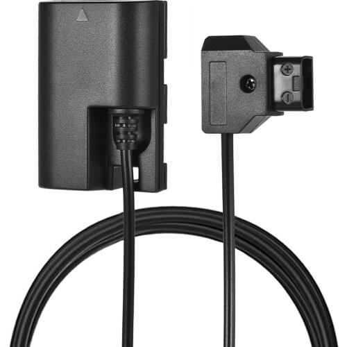 Andoer D-Tap to LP-E6 Fully Decoded Dummy Battery Adapter 36" Adapter Cable DC Coupler DR-E6 for Canon 5D II/III/IV 5DSR 6D etc