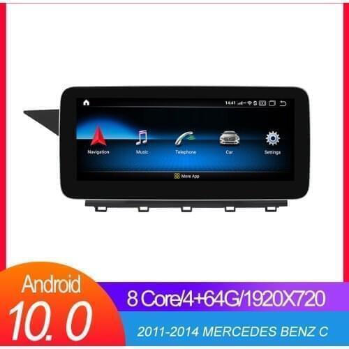 Android 10.0 Car radio For 2008-2018MercedesBenz C Class W204 8 core 4G GPS Navigation multimedia