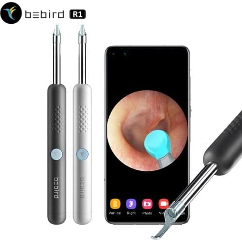 Bebird R1 Smart Visual Ear Sticks Endoscope 300W High Precision Earpick Mini Camera Otoscope Health Care Ear Cleaner Earpicks