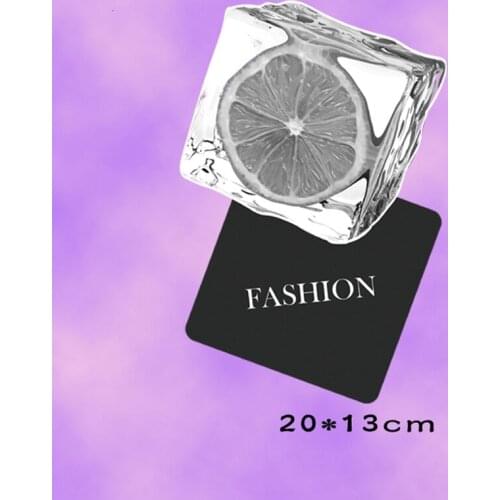 White Black Ice Cream Patch Heat Transfer Applique Cartoon Patches Iron on Transfer Stickers For Clothes T-shirt Decors