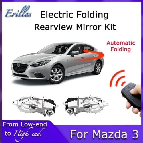 For Mazda3 Mazda 3 2014~2016 Auto Intelligent Automatic Car Electric Rearview Side Mirror Folding System Kit Modules