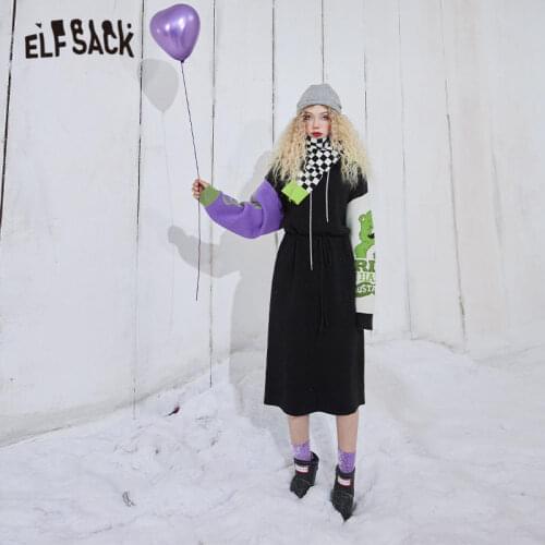 Модные трикотажные платья ELF SACK China At AliExpress