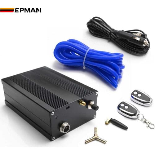 EPMAN Electric Controller Box+Wireless +2 Remote+Vacuum Hose For Exhaust Catback Downpipe Muffler Valve EPCUT002B