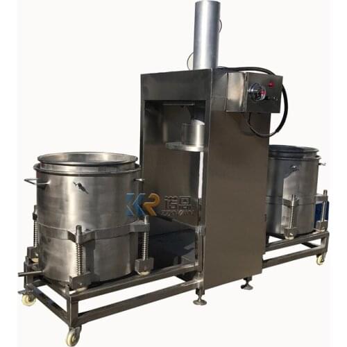Double Bucket Hydraulic Juice Extractor Press Machine Carrot Fruit Vegetables Pineapple Juice Squeezer Fruit Grape Wine Filter