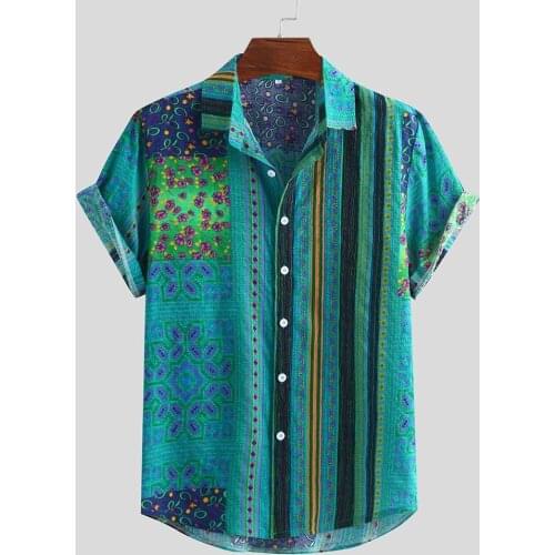 ISHOWTIENDA Men's Cotton Shirts