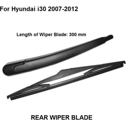 For Hyundai i30 2007-2012 Rear Windshield Windscreen Window Wiper Arm Blade Set