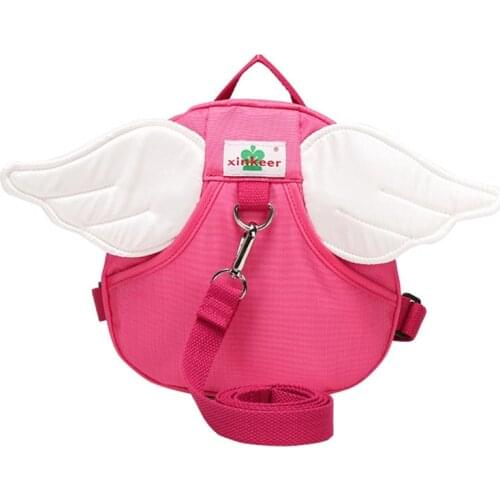 Cute Anti-lost Kid Toddler Schoo Bags Backpack Kindergarten Children Girls Boys Schoolbag 3D Cartoon wings Animal Bag