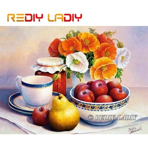 DIY Beaded Embroidery Kits Poppy Fruits Honey Needlework High Quality Beads Partial Crystal Beaded Cross Stitch Hobby & Crafts