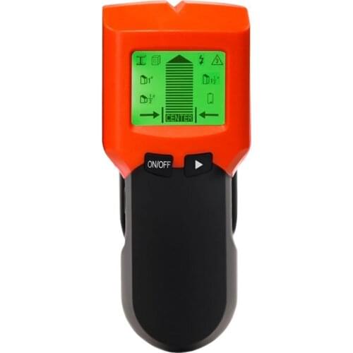 Wall Detector LCD Digital Wood Studs Center Finder Metal and AC Cable Live Wire Scanner Warning Detection Stud Finder