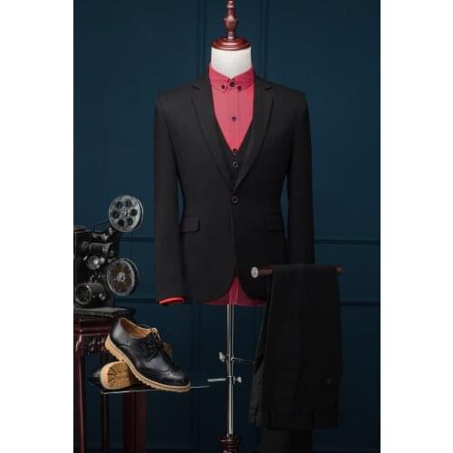 New Arrival Groom Tuxedo 13 Styles Groomsmen Notch Lapel Wedding/Dinner Suits Best Man Bridegroom (Jacket+Pants+Vest) B355