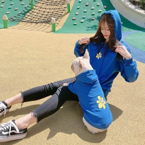 Dog Clothes French Bulldog Costume For Dogs Coat Jacket Parent-Child 2021 New Pet Clothing Pug Clothes For Dogs Coat Ropa Perro