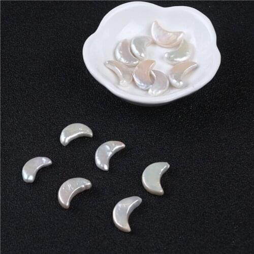 Wholesale Natural Cultured Moon Star Shape Loose Freshwater Pearls Beads