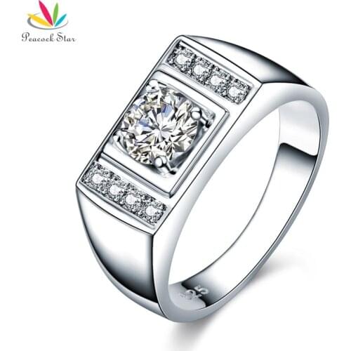 Peacock Star Paired Rings