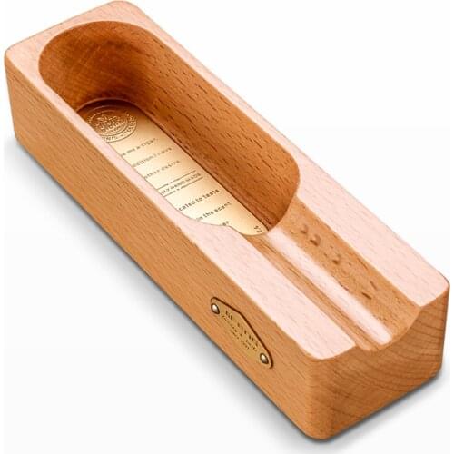 JIFENG Mini Style Cedar Wood Ashtray Cigar Cigarette Ash Tray Travel Ashtray Cigar Car & Office Smoking Tool For COHIBA
