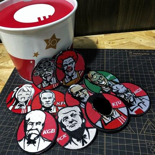 PMC Stalin KGB Conor Mcgregor Trump Kalashnikov Fans Club Embroidery Patch Tactical Outdoor Badge Big Freakin Grin For Clothes