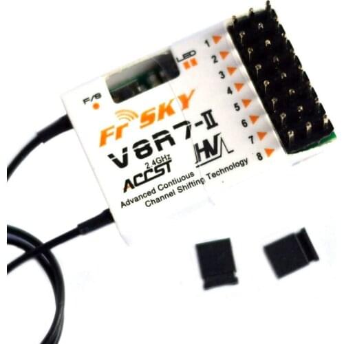 FrSky V8R7-II 2.4G 7-channel high-pressure receiver compatible with FrSky DFT DJT DHT DHT-U mode