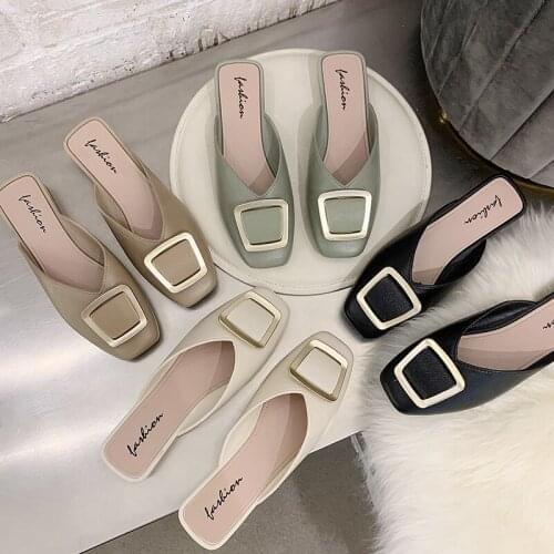 2020 New Sandals Wear Slippers outside Womens Shoes Quick-drying Non-slip Wear-resistant Low-heeled Slippers