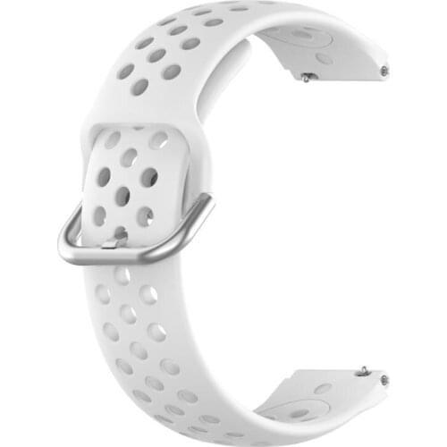 Silicone Sport Replacement Wristband For Amazfit GTS/GTR 42mm/Bip Lite Watch Band Sport Band Strap Galaxy Active Watch 42