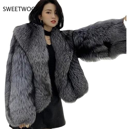 Короткие шубы SWEETWOO China At AliExpress