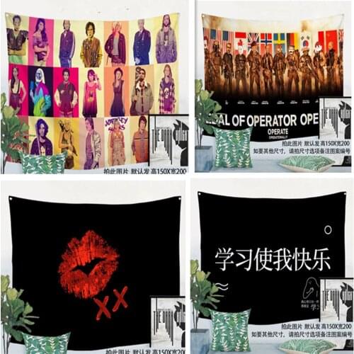 Thrash Metal Rock Band Music Gig Poster Wall Sticker Large Flag Banner Curtain HD 4 Hole Tapestry Print Cloth Art Room Decor