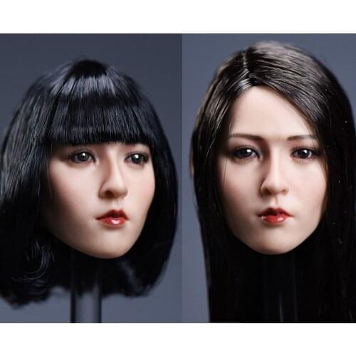 1/6 Asian, black hair, female model head, 12 inch female body, characters, dolls, gifts, toys series