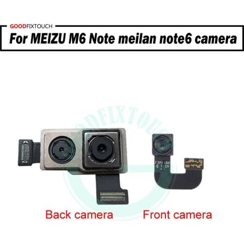 100% test ok For MEIZU M6 Note Back Rear Camera with front small camera Module for meilan note6 note 6 camera Replacement part