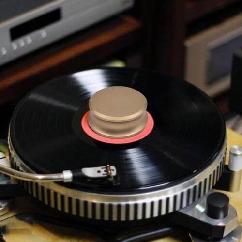 448F Turntables Stabilizer Clamp LP Vinyl Turntables Disc for Record Weight Stabilizer Weight Vibration Balanced