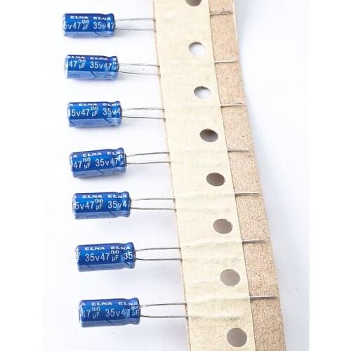 5pcs ELNA RE3 47uF 35V 47mfd 5x11mm audio electrolytic capacitor