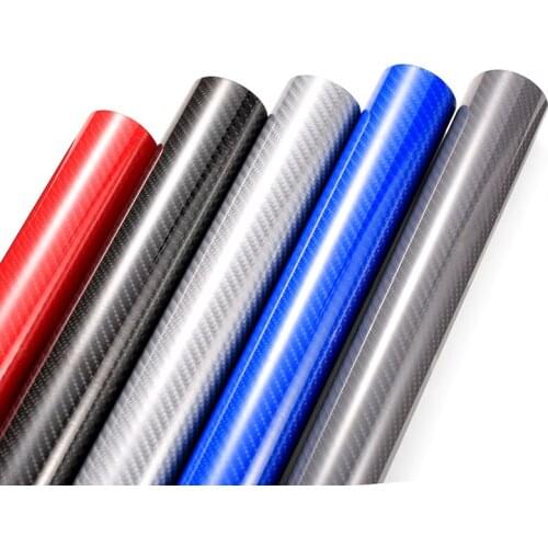 600*50/10cm High Glossy 5D Carbon Fiber Wrapping Vinyl Film Motorcycle Tablet Stickers And Decals Auto Accessories Car Styling