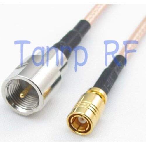 8in FME male plug to SMB female jack RF adapter connector 20CM Pigtail coaxial jumper cable RG316 extension cord