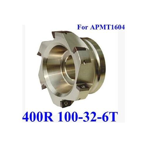 Free Shopping BAP 400R 100-32-6T 90 Degree Right Angle Shoulder Face Mill Head,CNC Milling Cutter, For APMT1604