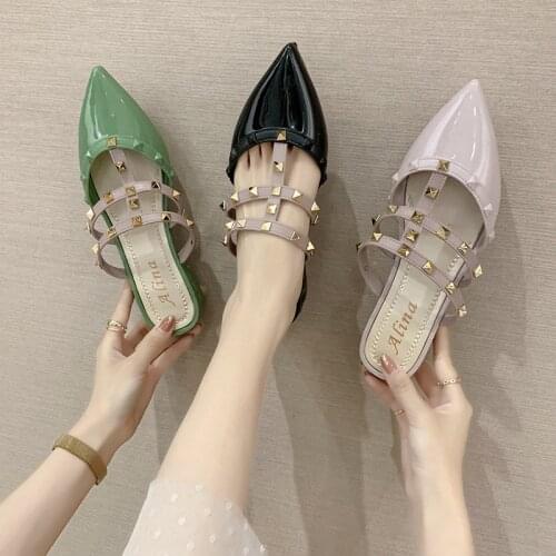 Fashion Slippers Baotou Sandals Ladies Summer 2021 New Fashion Low-Heel Outer Wear Roman Style Platform Sandals And Slippers