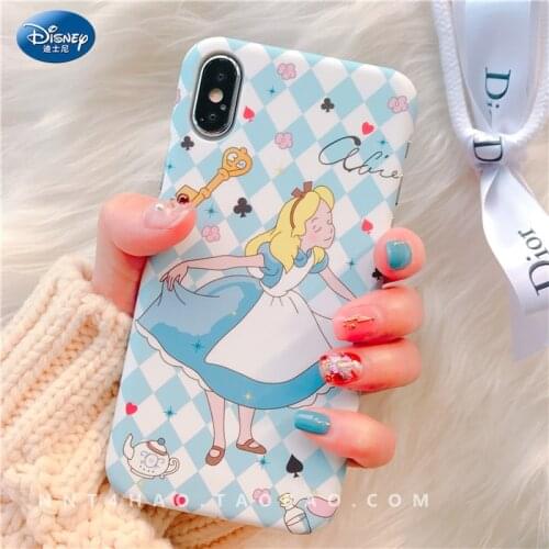 Disney Cartoon Cute Little Fresh Alice Original Mobile Phone Case for IPhone 7/8P11/12Pro/girl Case Cover zz0715-5