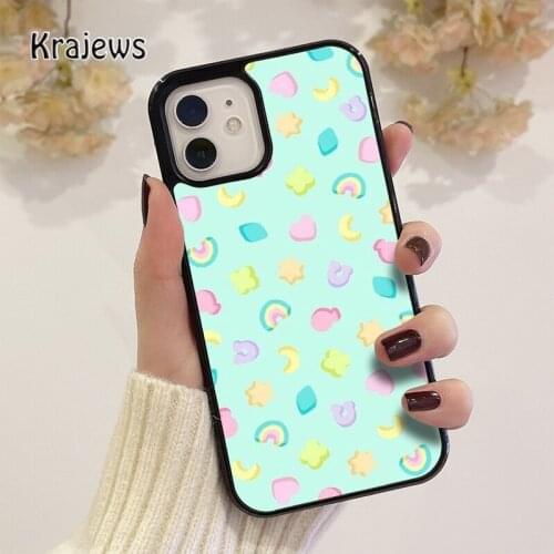 Krajews Lucky Charms coque Phone Case for iPhone 12 mini 5 6S 7 8 PLUS X XS XR 11 PRO MAX SE 2020 Back Cover Funda Shell