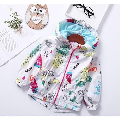 Children Jacket Baby Boys Girls Coats Toddler Infant Coats Spring Autumn Casual Sport Jacket Kids Vacation Clothing 3-8 Years