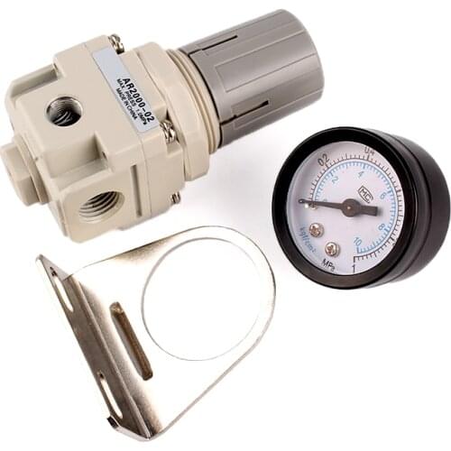 AR SMC Type Pressure Regulating Valve Pneumatic Valve Pressure Regulator Ar 2000-02 3000-03 Air Source Treatment