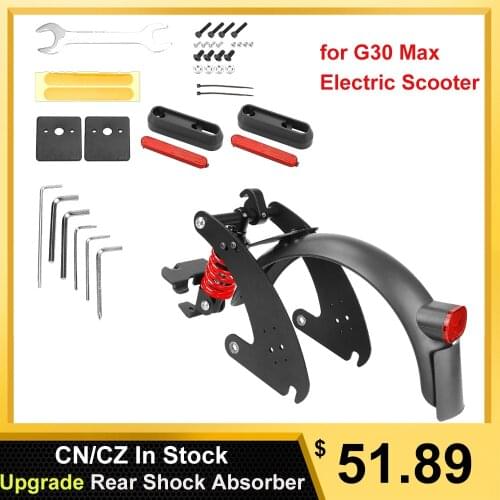 Rear Shock Absorber Kit for Scooter Rear Spring Shock Absorber Replacement Accessories Compatible with Electric Scooters G30 Max
