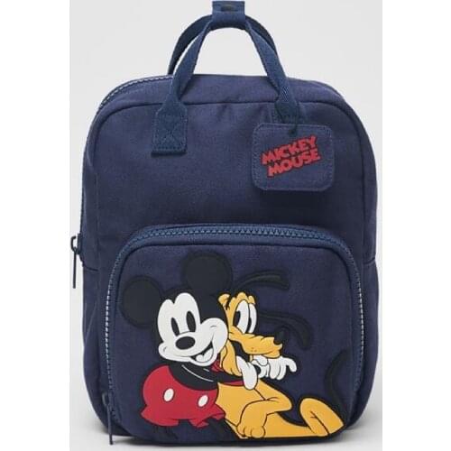 Trendy Brand Boys Kindergarten School Bag Kids Backpack Fashion Cute Design Mickey Mouse Student Schoolbag Autumn New