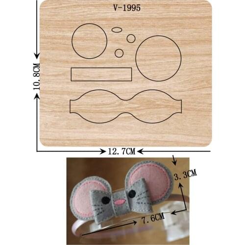 New Bow wooden dies cutting dies for scrapbooking Multiple sizes V-1995