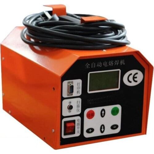 220V Electrofusion Welder PE Tube Hot Melt Welder Fully Automatic Pipeline Welding Machine Applicability Safe Welder HRDJ-200ZW