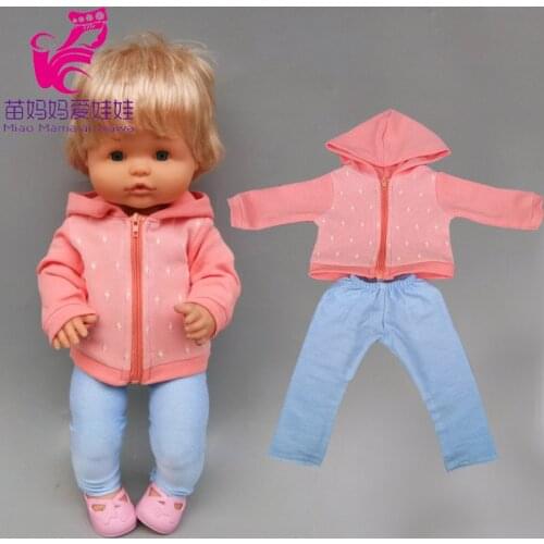 16 Inch Baby Doll Hoody Coat for 40cm Nenuco Ropa Y Su Hermanita Doll Clothes Accessories