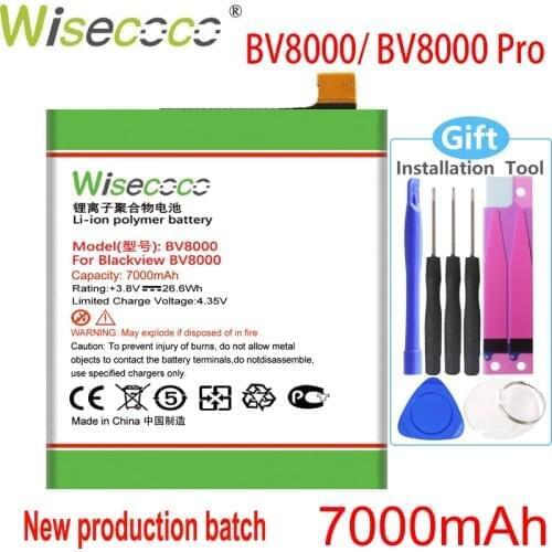 Wisecoco Batteries For Blackview BV8000 Pro Phones