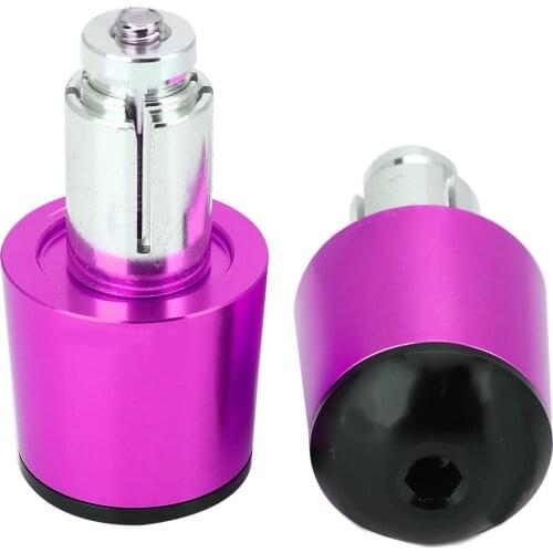 1 Pair Motorcycle Bar End Slider Motorbike Bar End Slider 22mm Handlebar Grip Cap Aluminum Alloy Bar Ends Sliders