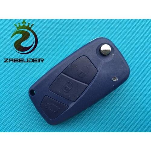 1Pcs New Replacement Key Case Uncut For Fiat CROMA LINEA SCUDO STILO BRAVA BRAVO DOBLO 3 Buttons FOB Remote Shell No Logo Parts