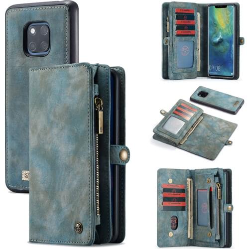 CaseMe Magnetic Wallet Case For Huawei P30 Lite P30 P20 Mate 20 Pro Cases Flip Detachable Leather Wallet On Cover Phone Cover
