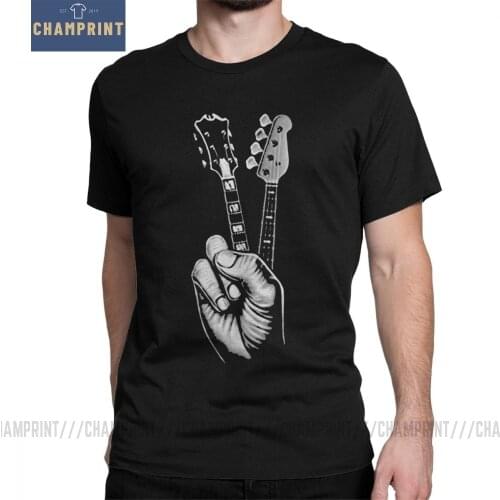 Hipster BASS GUITAR T Shirt Printer Mens T-shirt Cotton Plus Size Short Sleeve Mens T Shirts Awesome T Shirts Men Short Sleeve